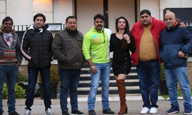 Pawan Singh ki film 'Prem Pukar ka poster london ke oxford me trailer released soon bhojpurisargam